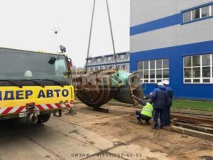 СИЗИФ - Фото Такелаж огромной газовой турбины, номер 11915