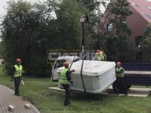 СИЗИФ - Фото Подъем ванны на крышу, номер 11865