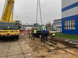 СИЗИФ - Фото Такелаж огромной газовой турбины, номер 11917
