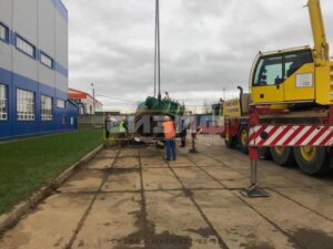 СИЗИФ - Фото Такелаж огромной газовой турбины, номер 11920