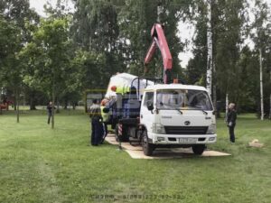 СИЗИФ - Фото Подъем ванны на крышу, номер 11847