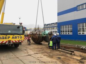 СИЗИФ - Фото Такелаж огромной газовой турбины, номер 11923