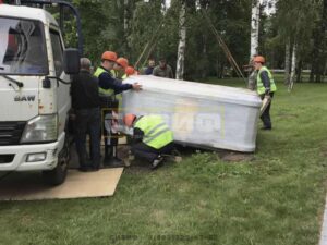 СИЗИФ - Фото Подъем ванны на крышу, номер 11851