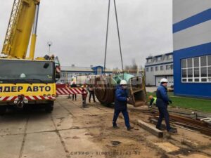 СИЗИФ - Фото Такелаж огромной газовой турбины, номер 11926
