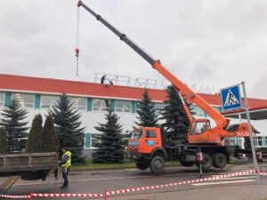 СИЗИФ - Фото Демонтаж рекламного баннера, номер 12113