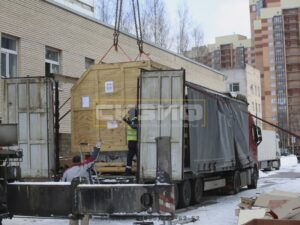 СИЗИФ - Фото разгрузка фуры с мрт, номер 14498