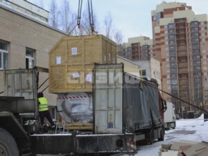 СИЗИФ - Фото разгрузка фуры с мрт, номер 14449