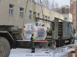 СИЗИФ - Фото разгрузка фуры с мрт, номер 14456