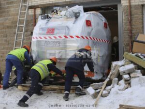 СИЗИФ - Фото разгрузка фуры с мрт, номер 14497