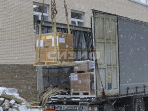 СИЗИФ - Фото разгрузка фуры с мрт, номер 14463