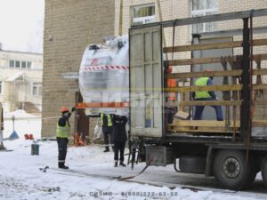 СИЗИФ - Фото разгрузка фуры с мрт, номер 14466