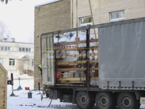СИЗИФ - Фото разгрузка фуры с мрт, номер 14487