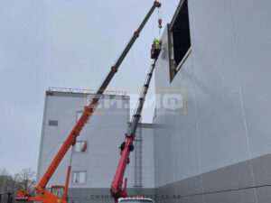 СИЗИФ - Фото Установка оборудования с монтажом сэндвич панелей, номер 15879