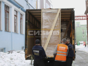 СИЗИФ - Фото Подъем медицинских холодильников весом 300 кг, номер 16005