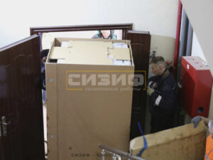 СИЗИФ - Фото Подъем медицинских холодильников весом 300 кг, номер 16030