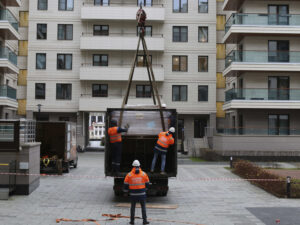 СИЗИФ - Фото Подъем ванны краном в окно, номер 17057